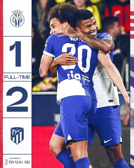 比利亞雷亞爾1-2馬德裏競技