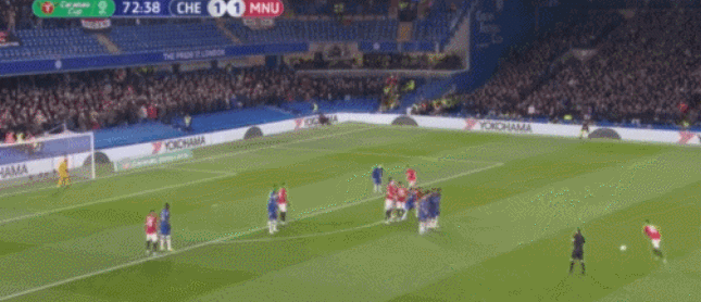 拉什福德超遠任意球世界波破門