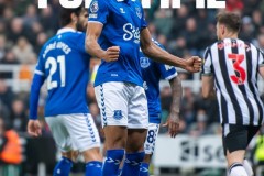 英超紐卡斯爾1-1埃弗頓 勒溫絕平