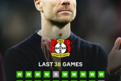 勒沃庫森開局38場不敗 五大聯賽曆史第二