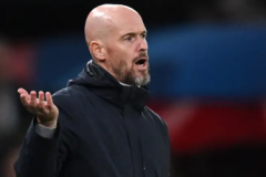 英超主帥最新下課賠率 滕哈格位列第二