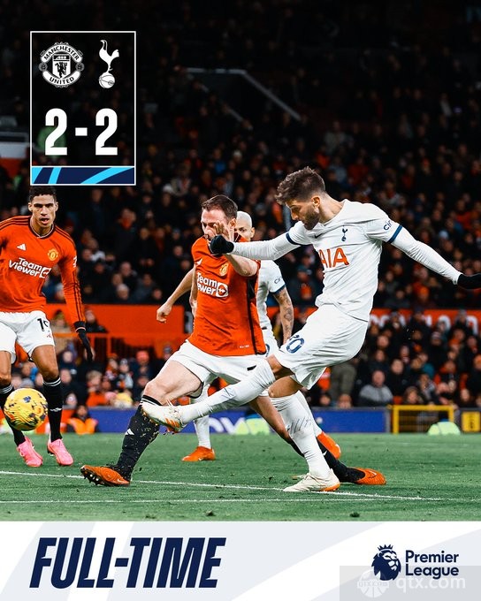 曼聯2-2托特納姆熱刺