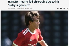 佩利斯特裏:險些因為簽字問題導致轉會流產 未來我想回到曼聯加入一線隊