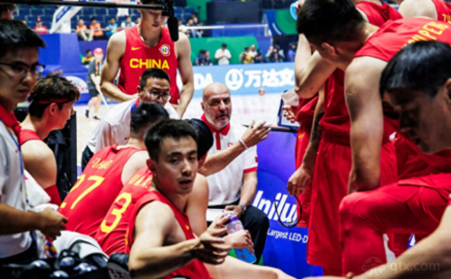 中國男籃隊員們