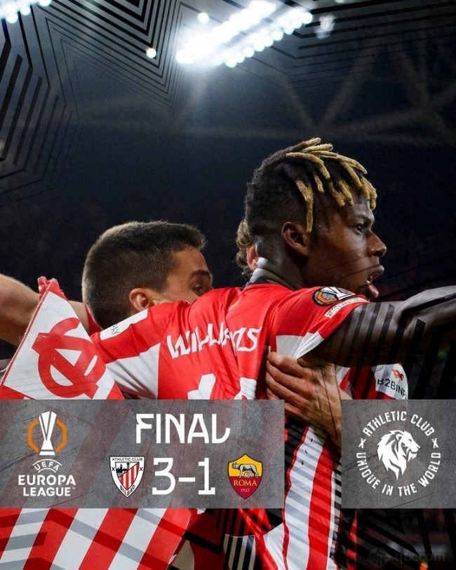 畢爾巴鄂競技3-1羅馬