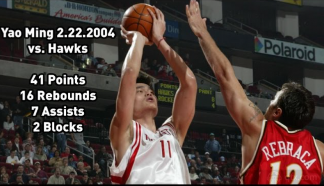 姚明巔峰之戰什麼水平