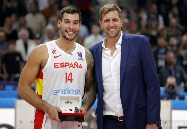 西班牙男籃擊敗法國男籃成功奪冠 埃爾南戈麥斯當選mvp