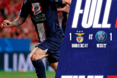 歐冠賽況:本菲卡1-1巴黎聖日爾曼 梅西絕美弧線球破門佩雷拉自擺烏龍