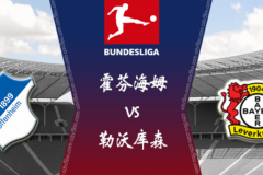 德甲霍芬海姆vs勒沃庫森比分預測比賽結果分析 勒沃庫森客場望取勝結束連敗