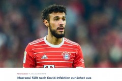 馬茲拉維確診心肌炎 拜仁後衛將缺陣4-6周