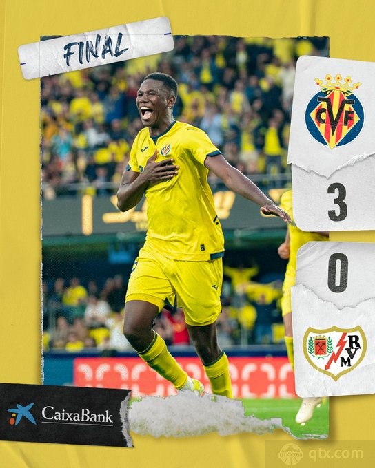 比利亞雷亞爾3-0巴列卡諾