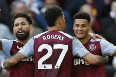 英超阿斯頓維拉3-3布倫特福德 沃特金斯雙響、羅傑斯破門