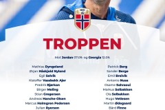 挪威男足新一期大名單 哈蘭德厄德高領銜