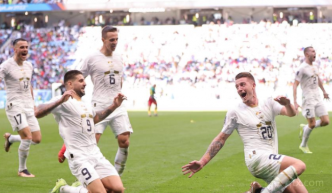 塞爾維亞將戰瑞士隊