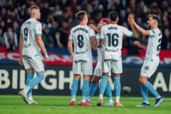 西甲巴塞羅那2-4赫羅納 萊萬多夫斯基破門