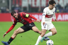 歐冠最新賽況：米蘭2-1逆轉巴黎 萊奧倒鉤吉魯頭槌