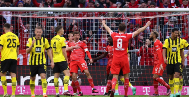 拜仁戰勝多特蒙德