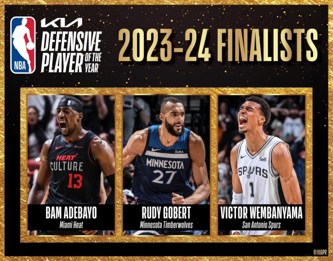 NBA本賽季最佳防守球員候選名單