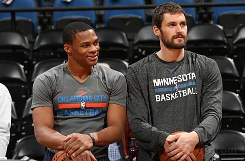 拉塞爾-維斯布魯克和凱文-樂福被買斷合同