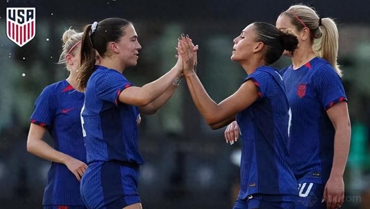 美國女足戰勝中國女足