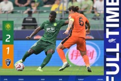 中超北京國安2-1雲南玉昆 法比奧破門張稀哲點射建功