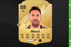 FC25梅西數據泄露 為FIFA09以來最低